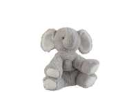 Elefante Peluche Gris Small