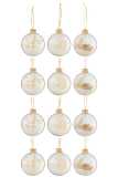 Box Of 12 Christmas Baubles 4+4+4