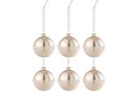 Box Of 6 Christmas Baubles Line