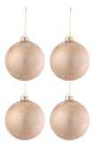 Box Of 4 Christmas Baubles Sugar