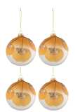 Box Of 4 Christmas Baubles Dried