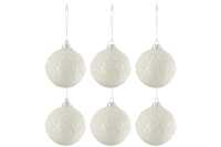 Box Of 6 Christmas Baubles Sugar