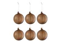 Box Of 6 Christmas Baubles Regular