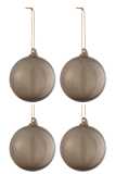 Box Of 4 Christmas Baubles Regular