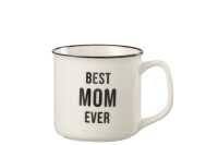 Mug Message Best Mom Porcelain