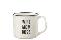 Mug Message Mom Porcelain White /