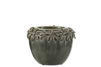 Flowerpot Flower Ceramic Grey