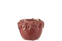 Portavasi Fiore Ceramica Rosa