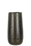 Vase Pattern Ceramic Dark Grey