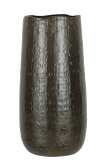 Vase Pattern Ceramic Dark Grey