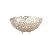 Bol Corail Metal Champagne Large