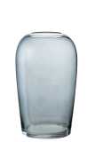 Vase Ei Glas Grau Large