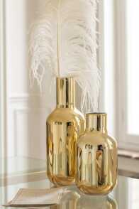 Fles Decoratief Glas Goud Large