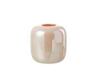 Vase Julien Glas Orange/Rosa Small