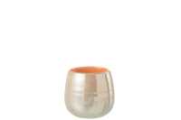 Vase Juliette Glas Orange/Rosa