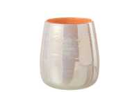 Vase Juliette Glas Orange/Rosa