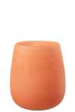 Vase Frosted Verre Corail