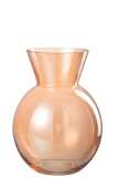 Vase Lucy Verre Orange Large