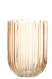 Vase Yari Lignes Verre Peche