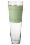 Vase Delph Glass Transparent/Green