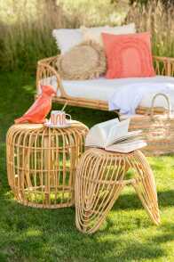 Couchtisch Sirine Rattan Naturell