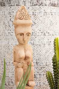 Afrikaans Figuur Staand Hout