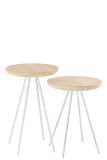 Set Of 2 Coffee Table Marc Wood