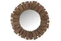 Mirror Vacay Wood Natural Large