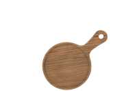 Cutting Board Round Wood Natural