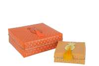 Set Von 2 Dosen Kurt Metall Orange