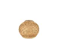 Vase Wicker Bamboo Natural Small