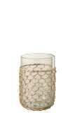 Vase Knitting Glass/Cane
