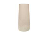 Vase Pulver Glas Rosa Large