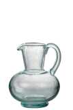 Carafe Boule Verre Bleu Clair