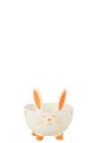 Bol Lapin Orange Ceramique Large