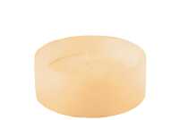 Vela Flotante Cilindro Beige