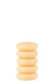 Bougie Macaron Jaune Clair