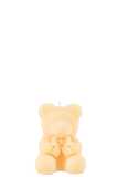 Candle Teddy Bear Light Yellow