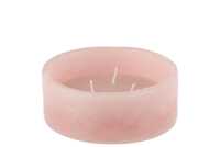 Floating Candle Cylinder Pink-15h