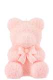Candle Teddy Bear Pink Large-25h