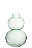 Vase Boule Verre Vert Small