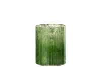 Hurricane Stripes Glass Green