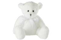 Bear Plush With Bow Tie Polyester