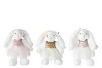 Rabbit Plush With Dress Polyester