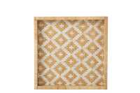 Tray Square Patterns Rattan