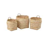 Set Of 3 Basket Patterns Handles