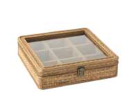 Box Square 9 Compartments