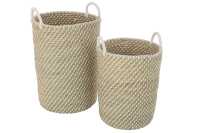 Set Of 2 Basket Round Handles