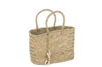 Strandtas Schelpen Jute Naturel