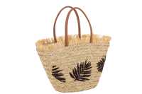 Strandtasche Blatt Jute